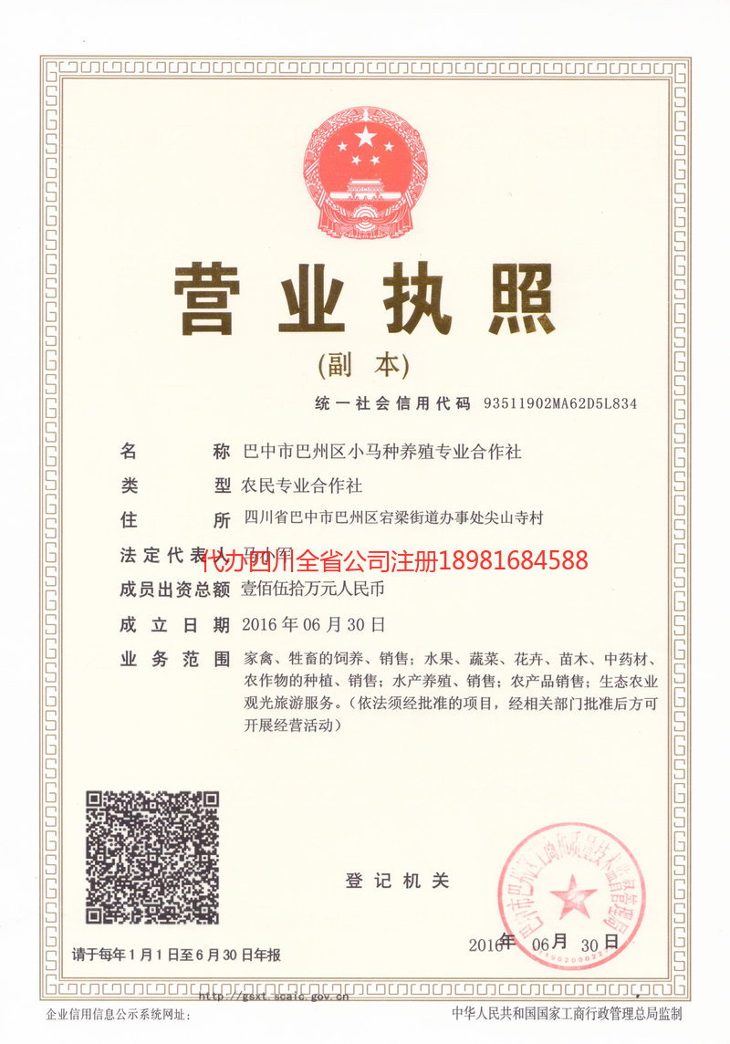 麻城麻城小马种养殖专业合作社